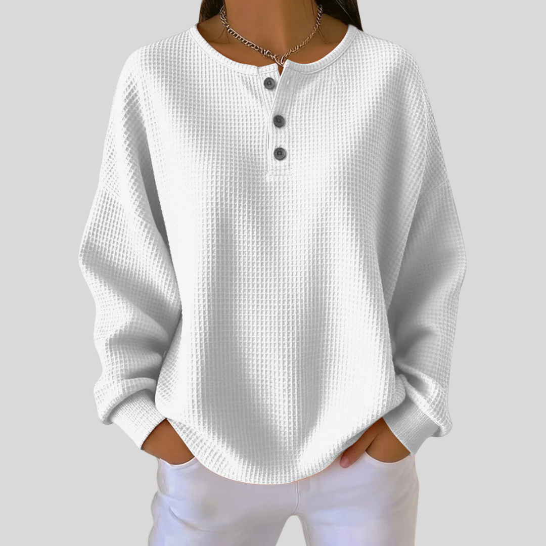 Katarzyna | Casualowa bluza Henley