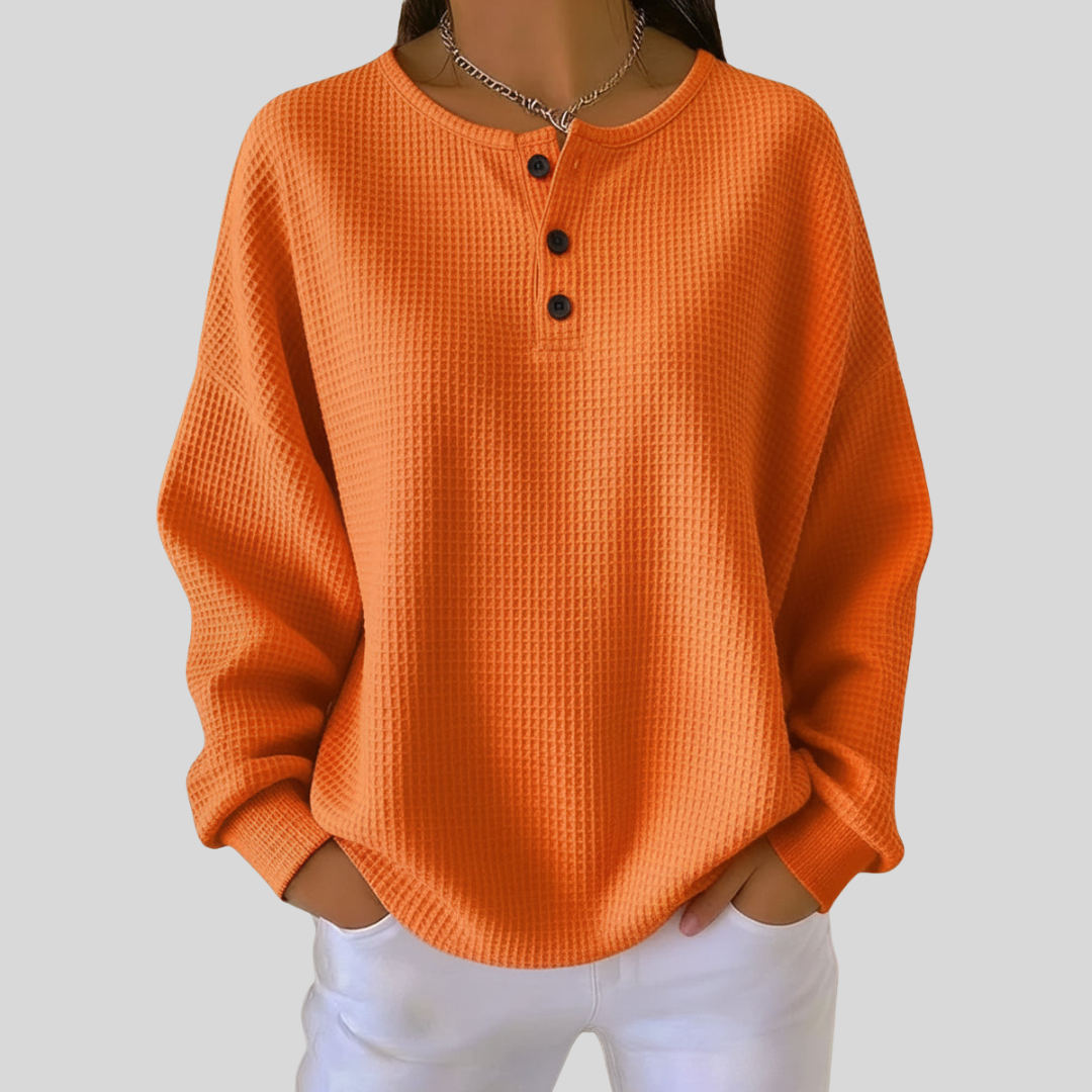 Katarzyna | Casualowa bluza Henley