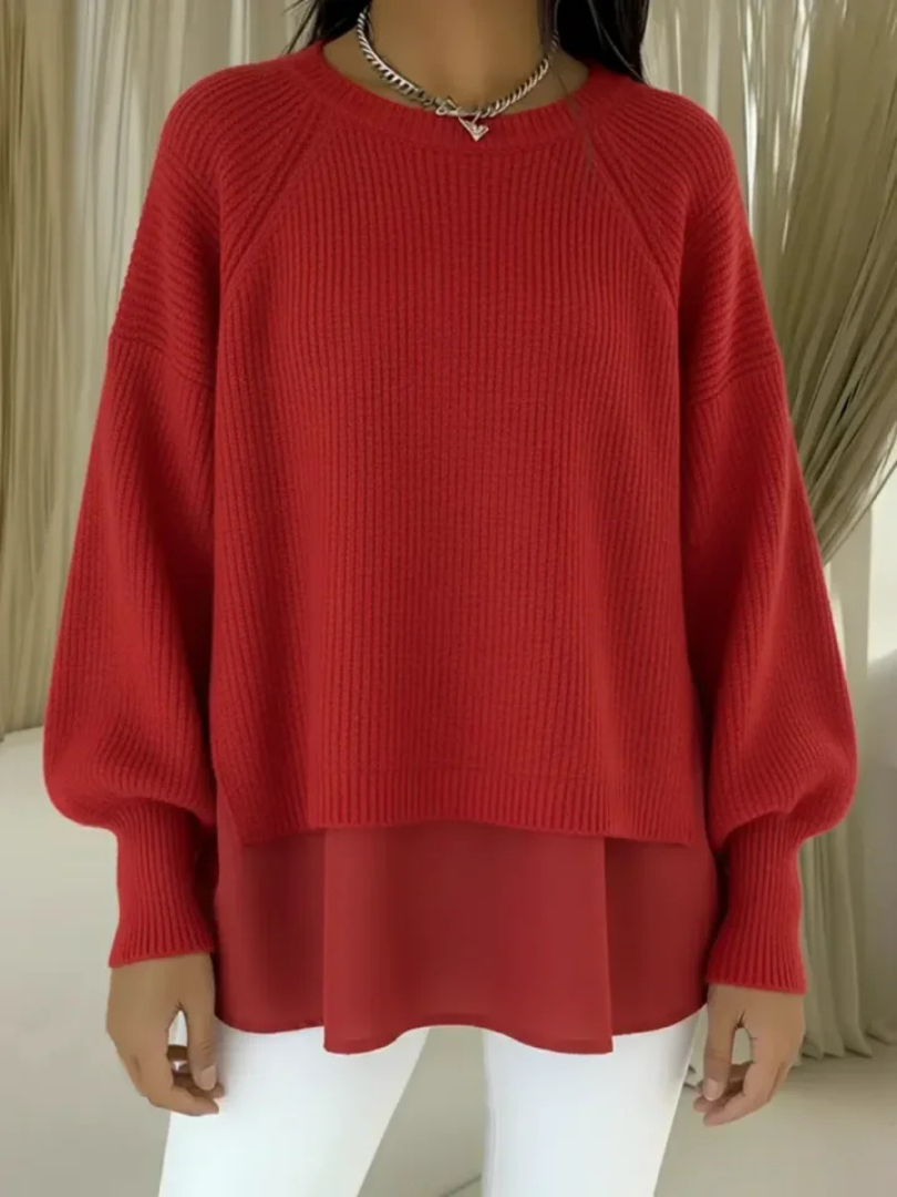 Teresa | Sweter z efektem warstw
