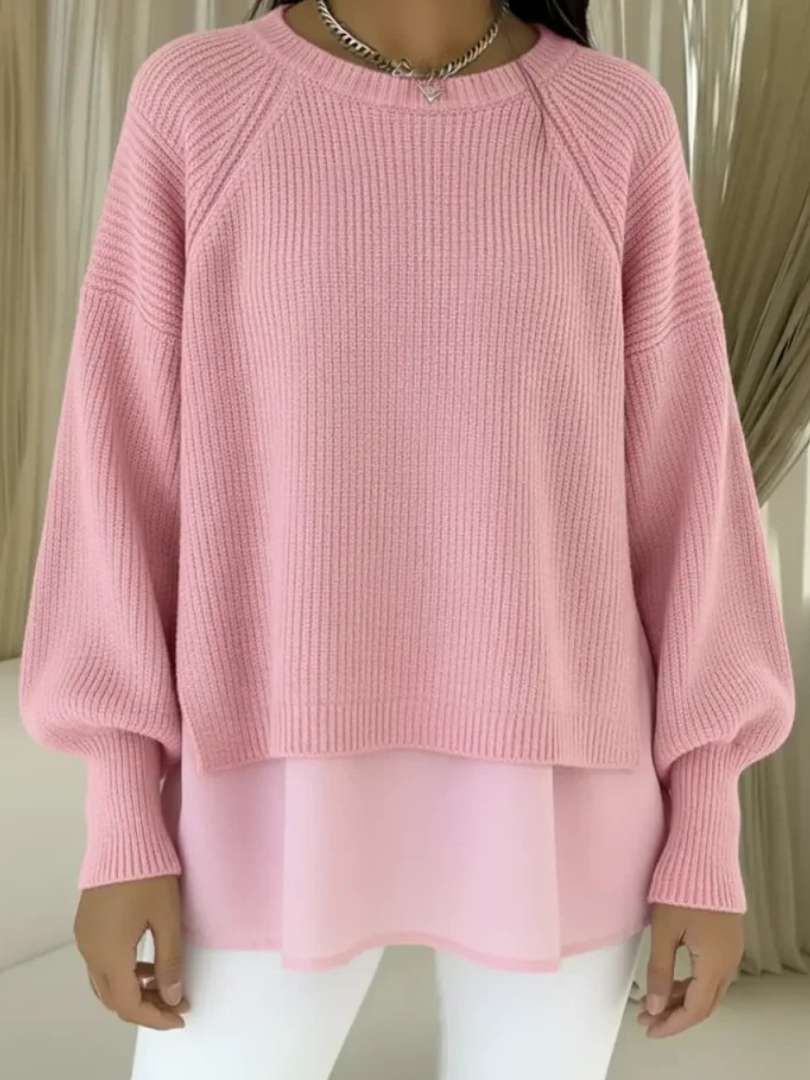 Teresa | Sweter z efektem warstw