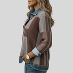 Paula | Bluza z nadrukiem bloków kolorów