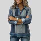 Paula | Bluza z nadrukiem bloków kolorów