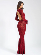 Miriam™ – Półtransparentna sukienka maxi w zwierzęcy print