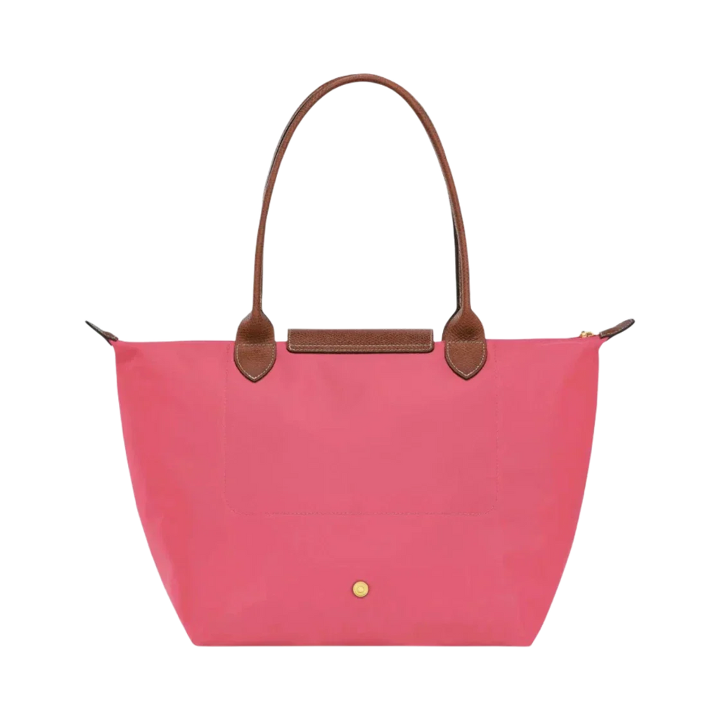 Longchamp – Duża torba Le Pliage | koralowo-czerwona