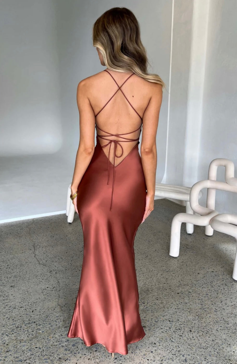 Sonia™ – Płynnie układająca się suknia maxi z dekoltem sweetheart