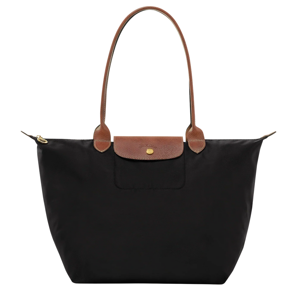 Longchamp – Duża torba Le Pliage | czarna