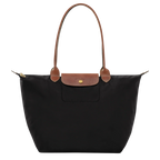 Longchamp – Duża torba Le Pliage | czarna