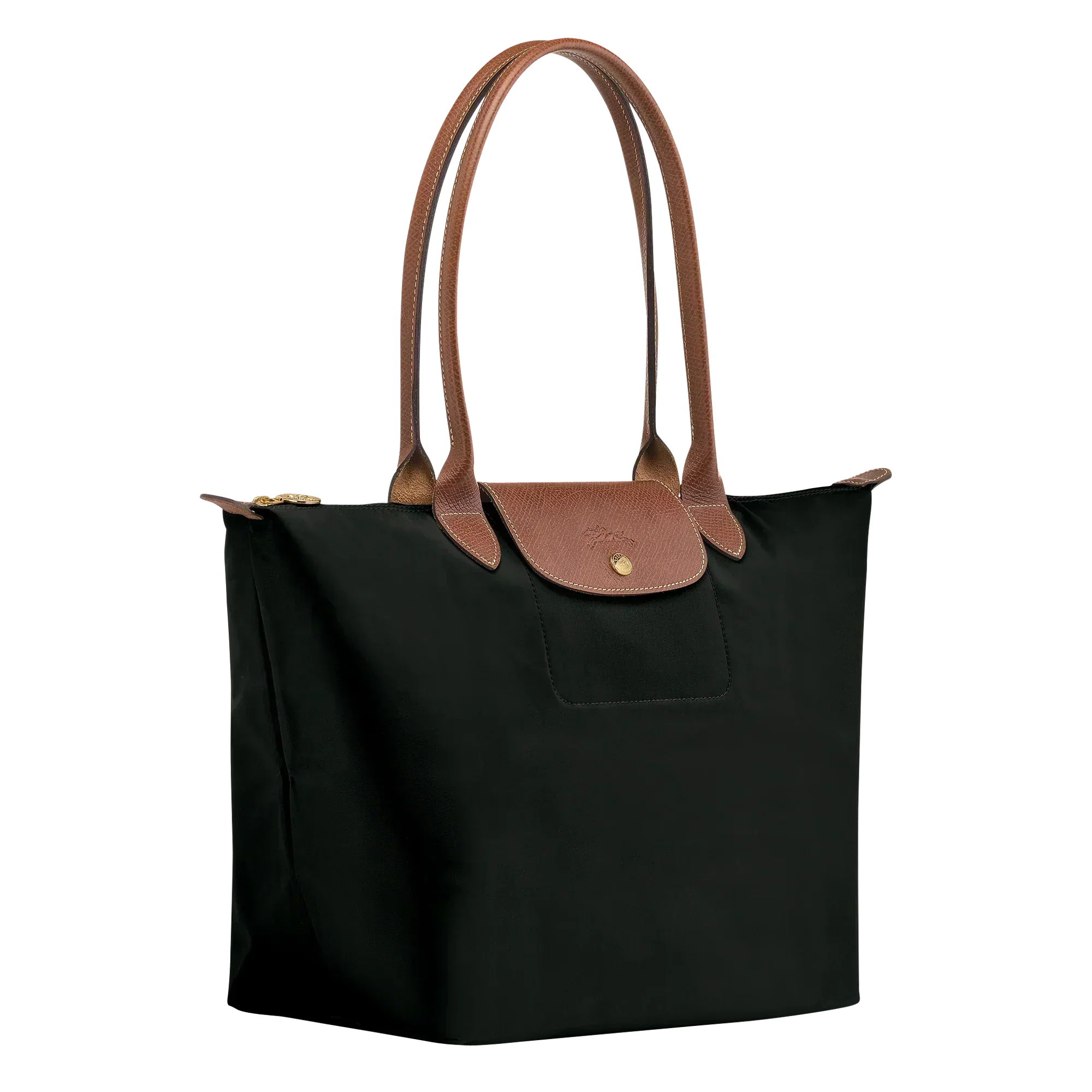 Longchamp – Duża torba Le Pliage | czarna
