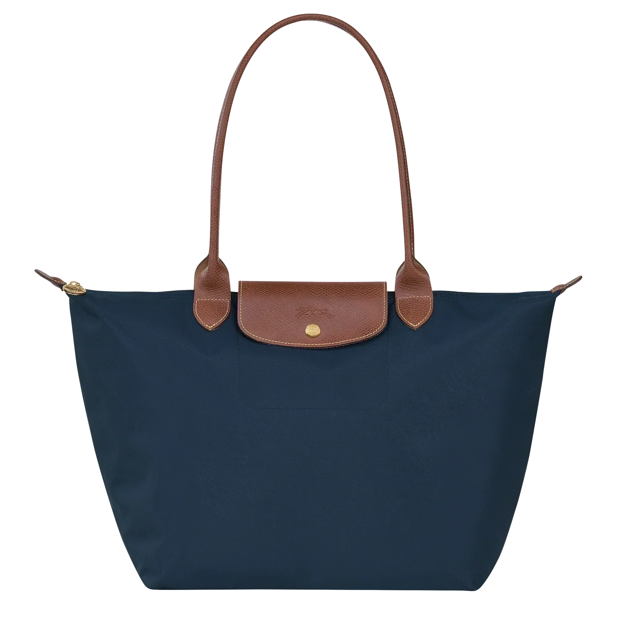 Longchamp – Duża torba Le Pliage | granatowa