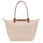 Longchamp – Duża torba Le Pliage | kremowa