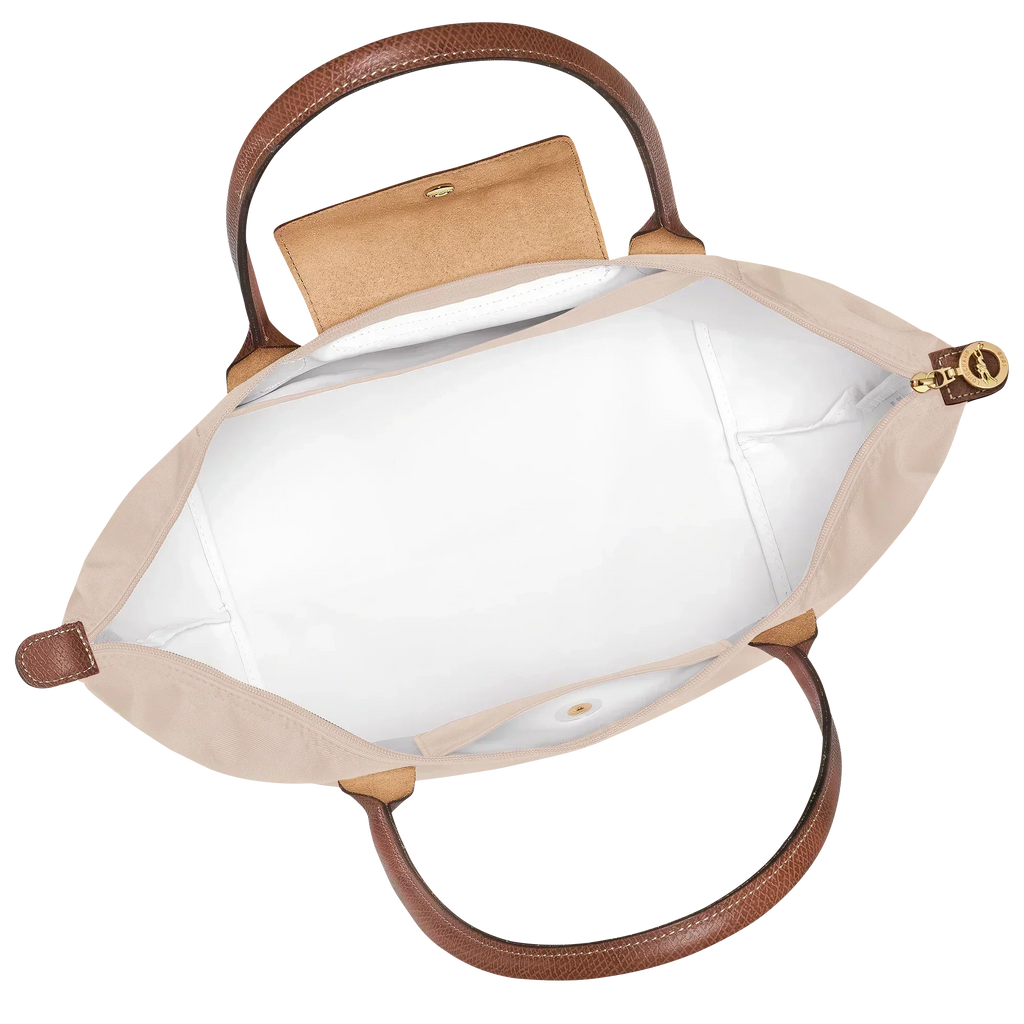 Longchamp – Duża torba Le Pliage | kremowa