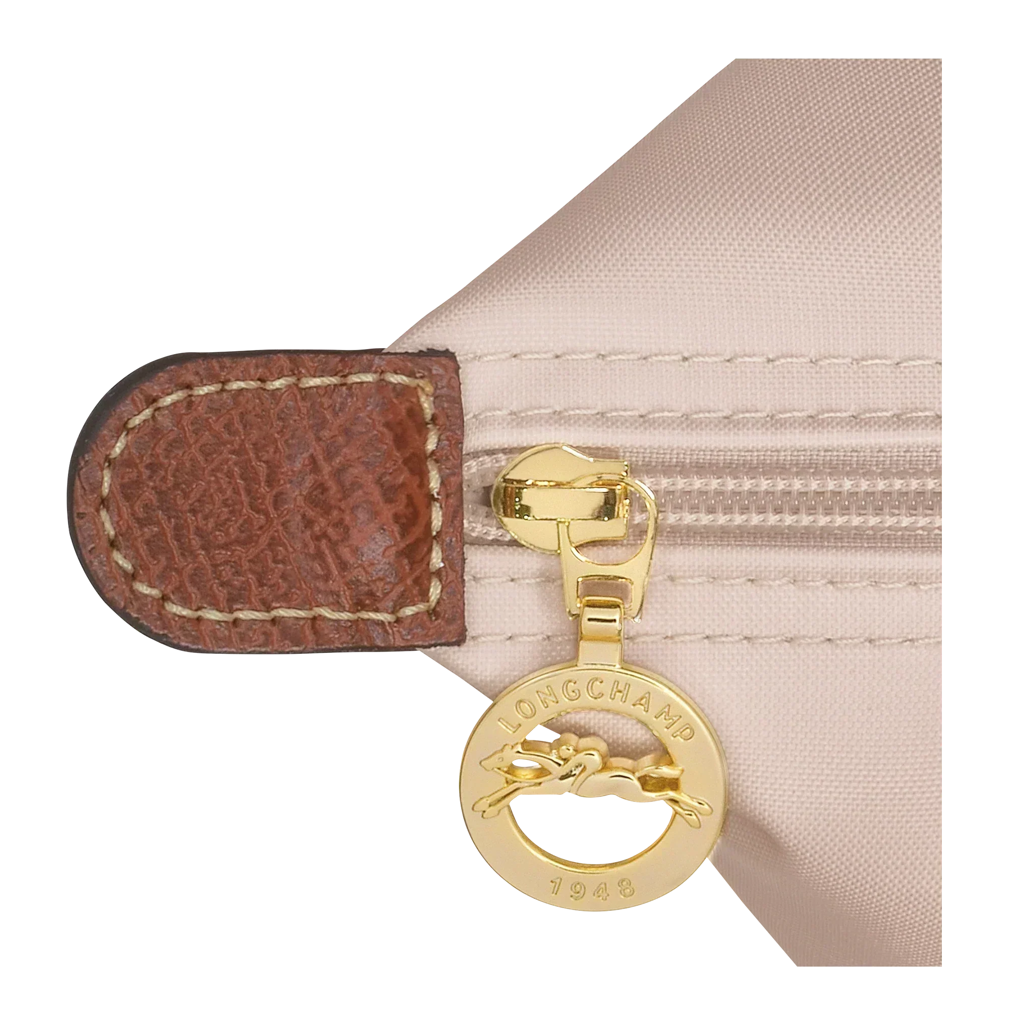 Longchamp – Duża torba Le Pliage | kremowa