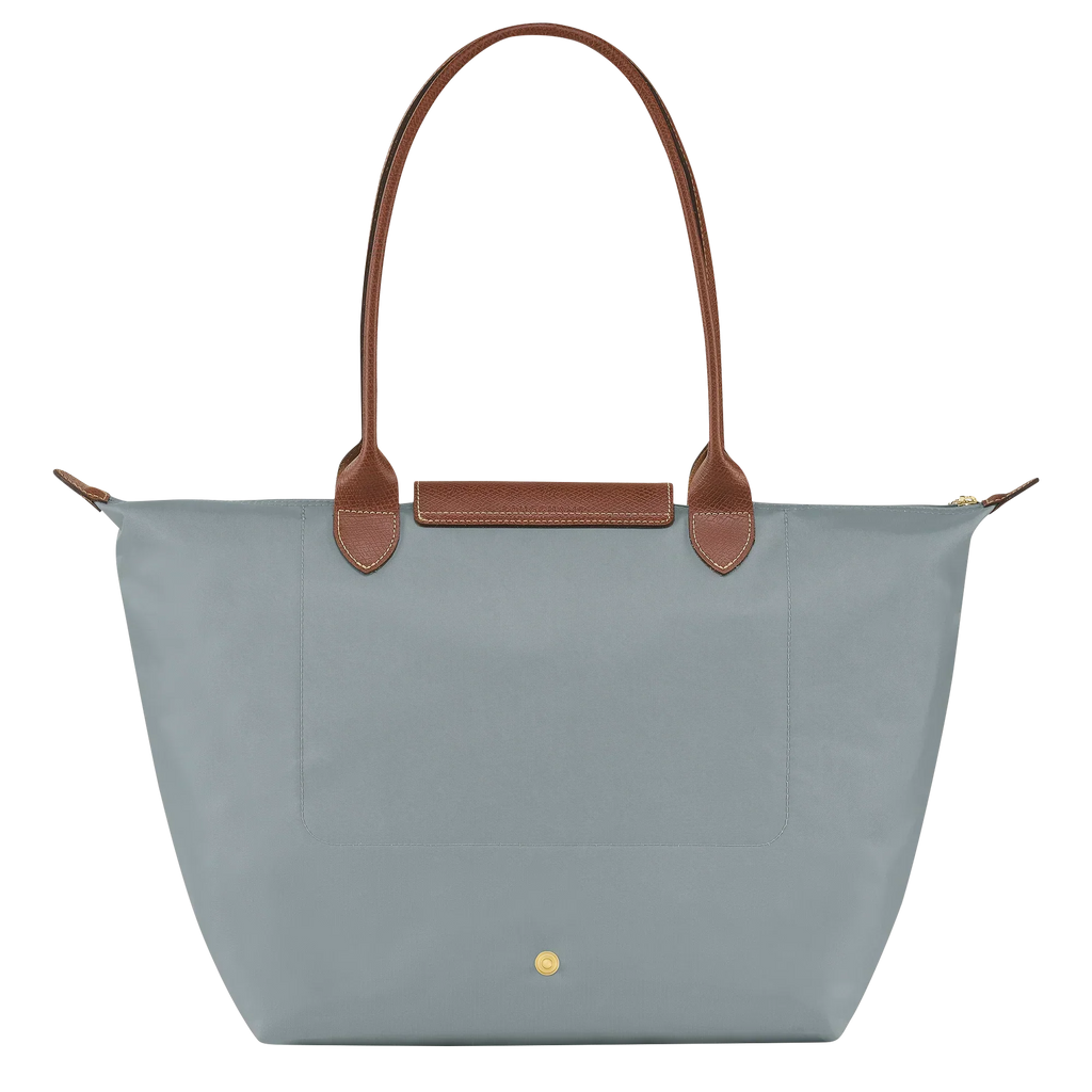 Longchamp – Duża torba Le Pliage | stalowa