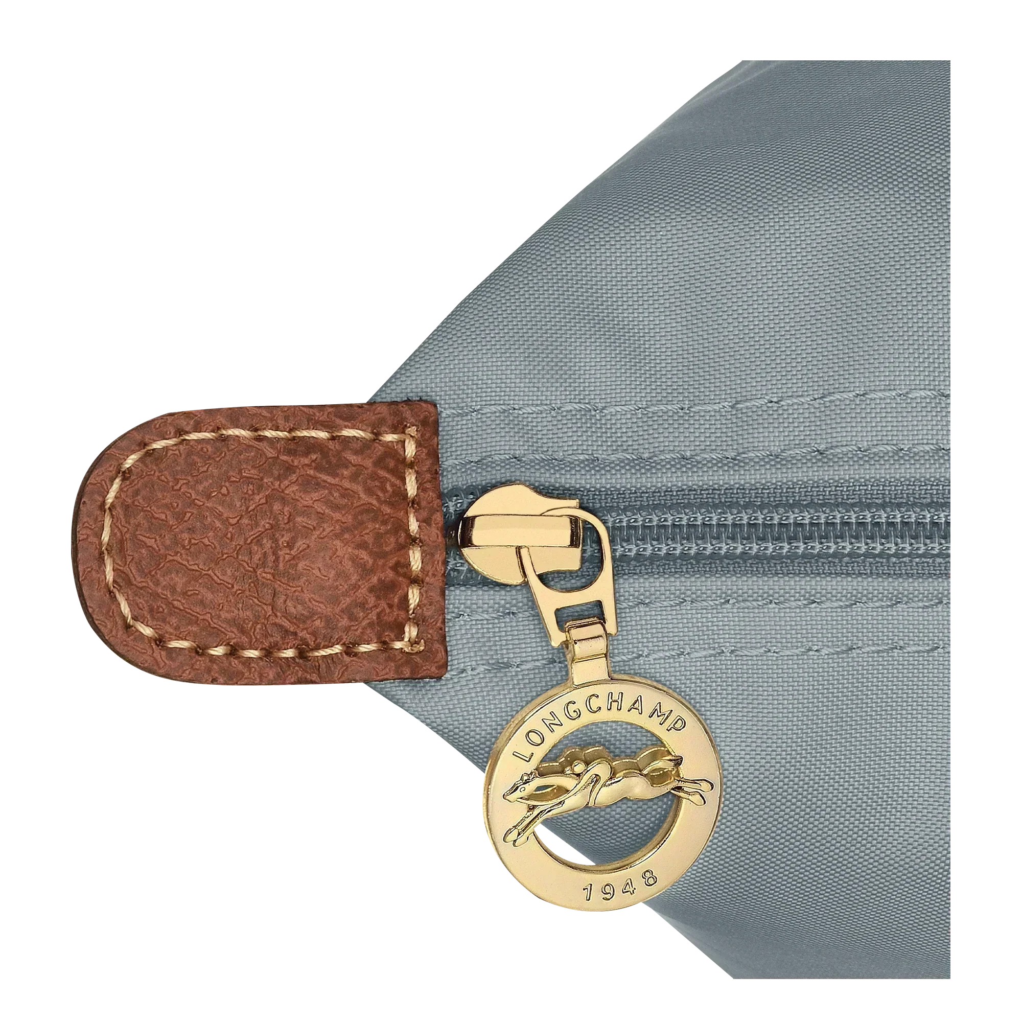 Longchamp – Duża torba Le Pliage | stalowa