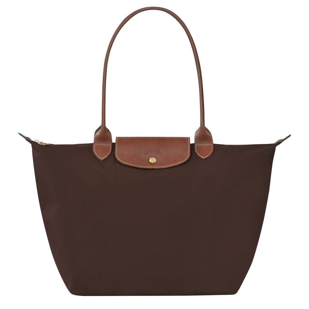 Longchamp – Duża torba Le Pliage | hebanowa