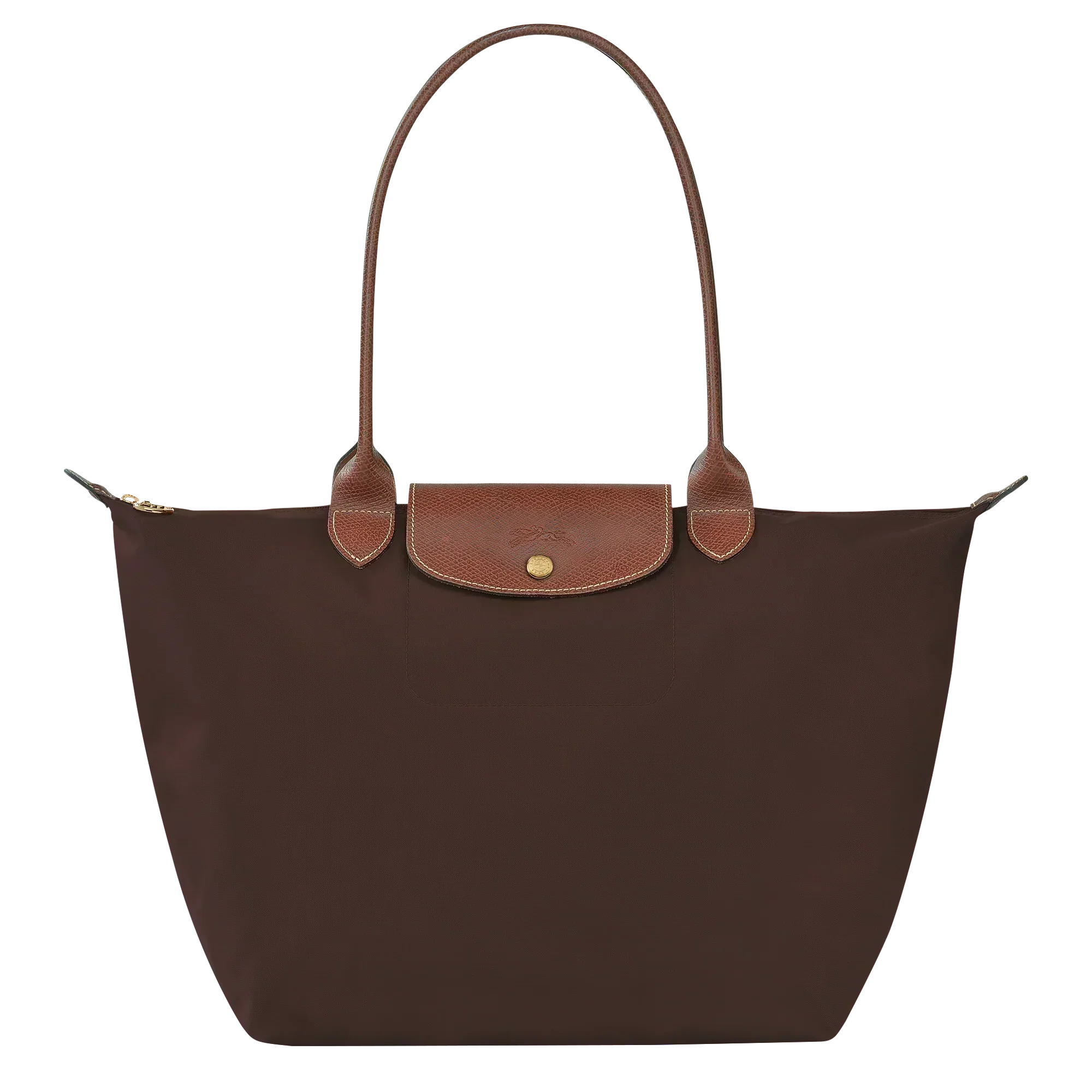 Longchamp – Duża torba Le Pliage | hebanowa