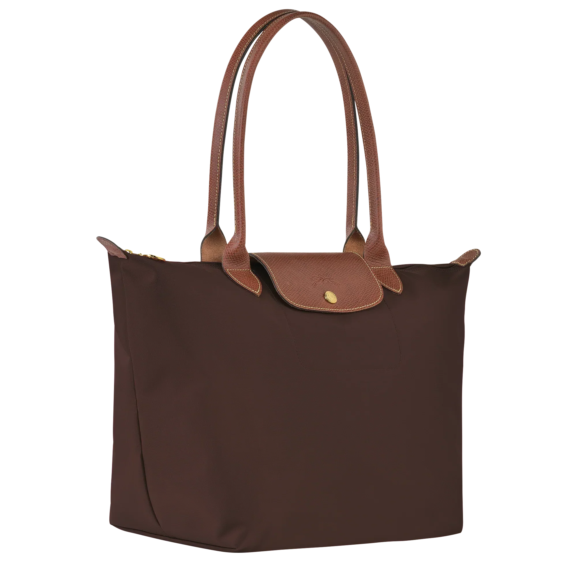 Longchamp – Duża torba Le Pliage | hebanowa
