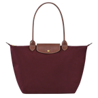 Longchamp – Duża torba Le Pliage | bordowa