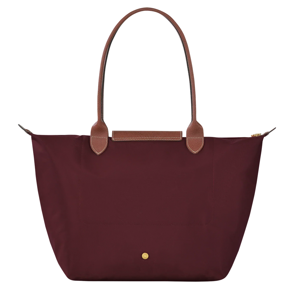 Longchamp – Duża torba Le Pliage | bordowa