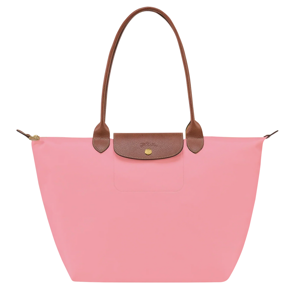 Longchamp – Duża torba Le Pliage | śmietankowa