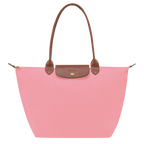Longchamp – Duża torba Le Pliage | śmietankowa