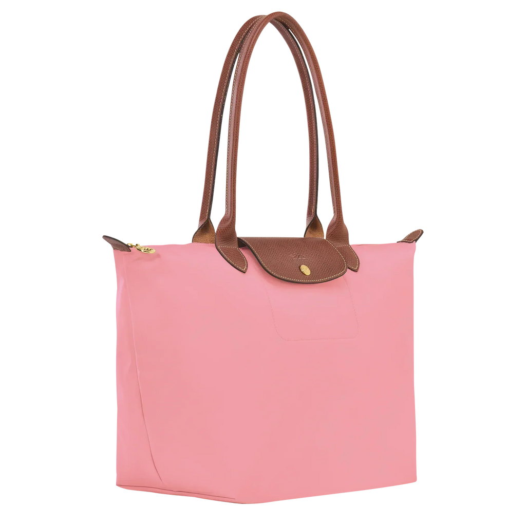 Longchamp – Duża torba Le Pliage | śmietankowa
