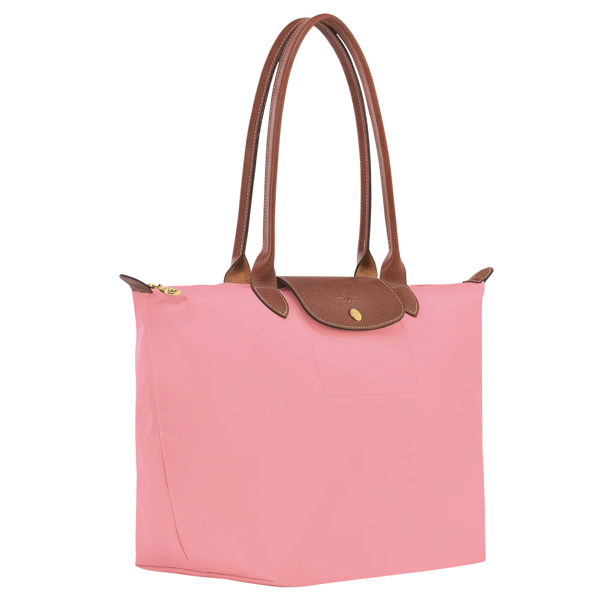 Longchamp – Duża torba Le Pliage | śmietankowa