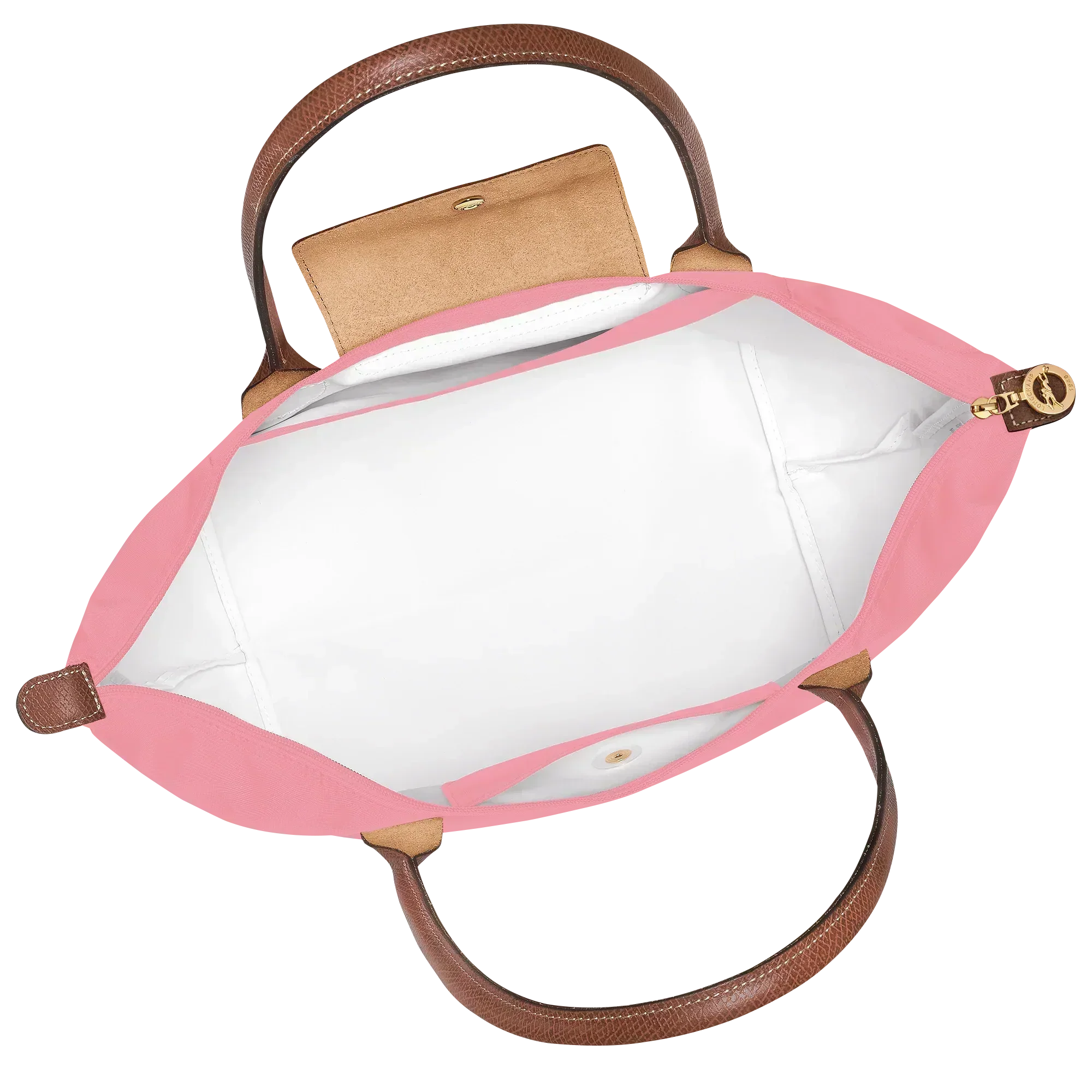 Longchamp – Duża torba Le Pliage | śmietankowa