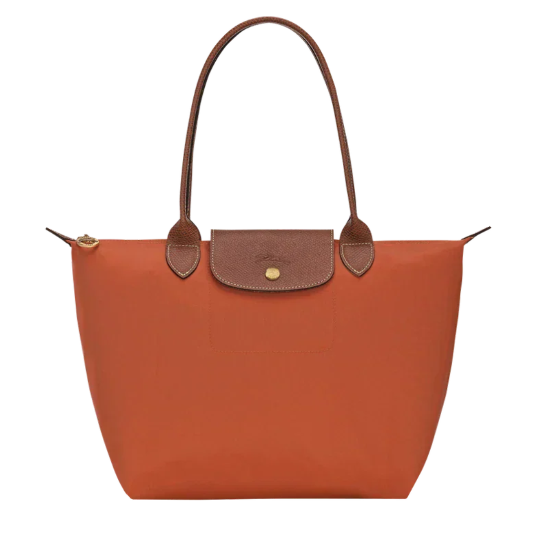 Longchamp – Duża torba Le Pliage | ceglana
