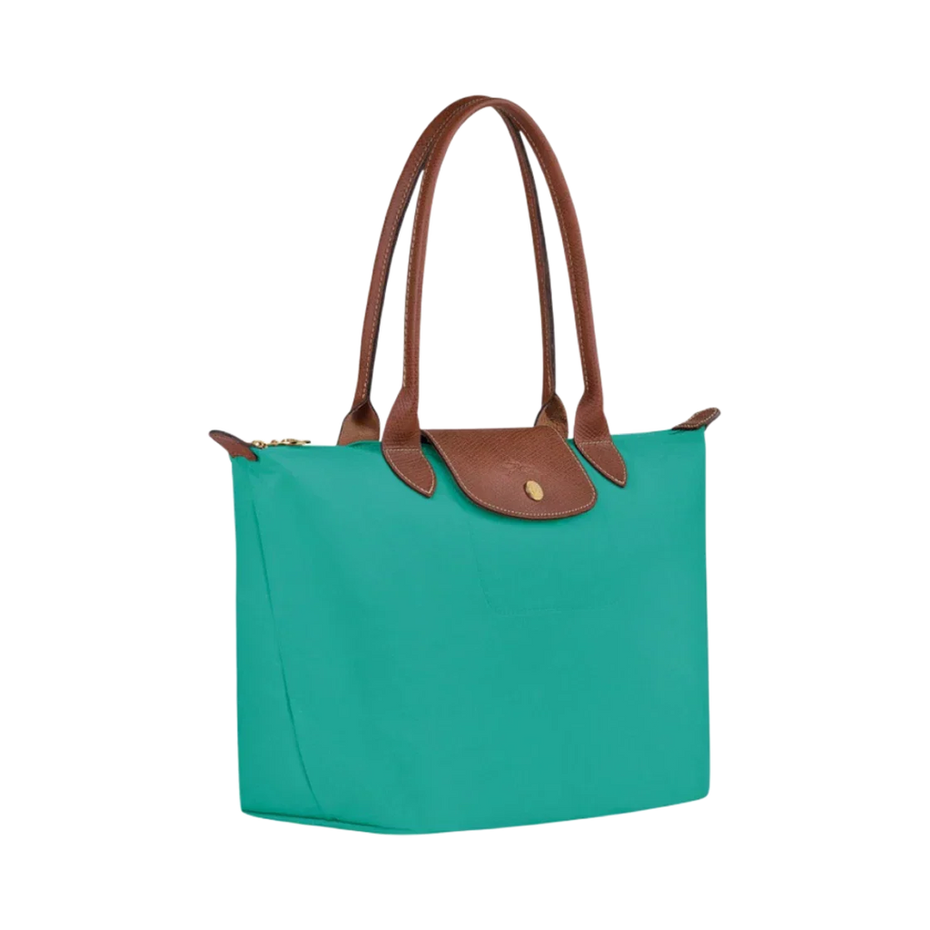 Longchamp – Duża torba Le Pliage | turkusowa