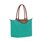 Longchamp – Duża torba Le Pliage | turkusowa