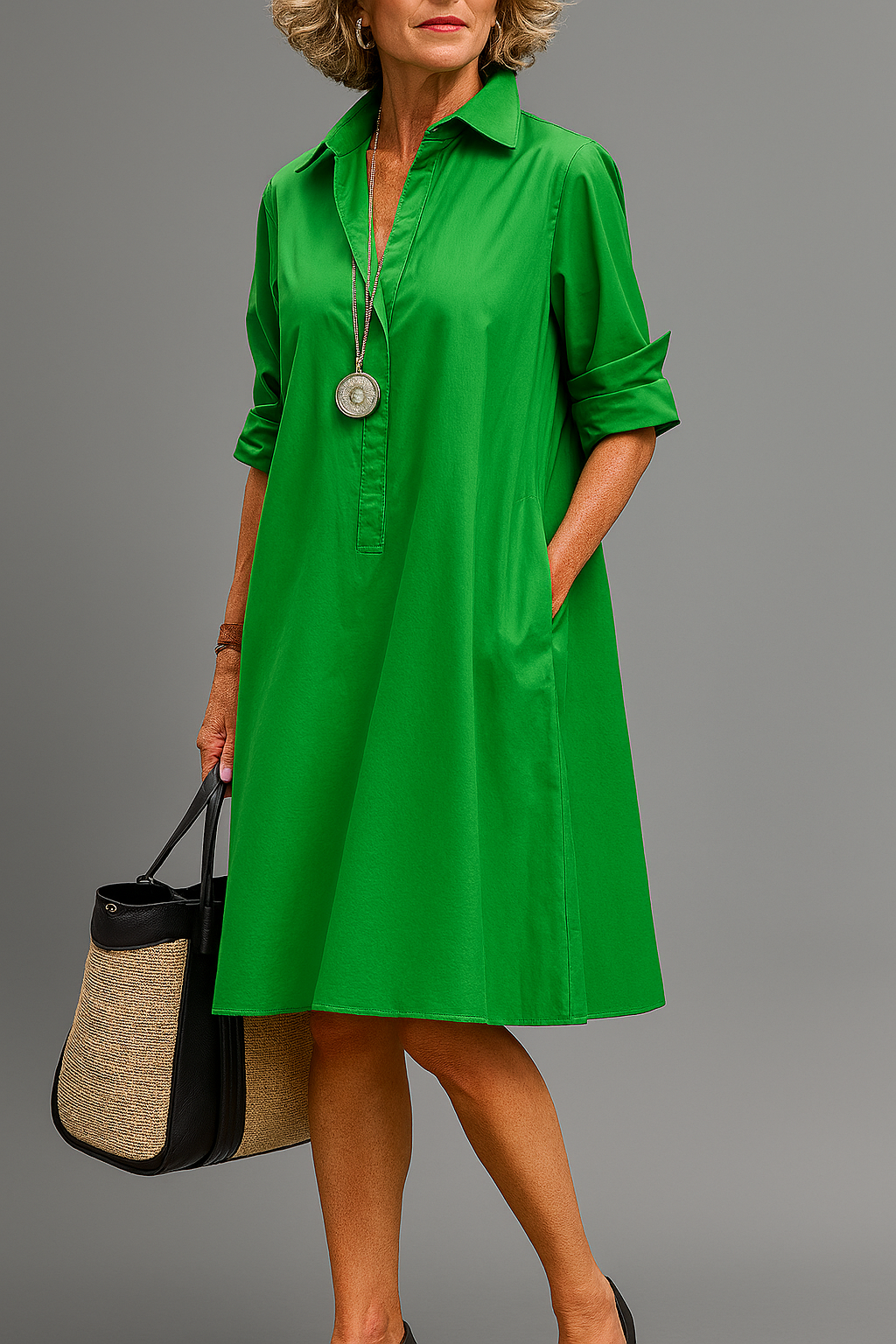 Aurelia™ – Elegancka sukienka midi