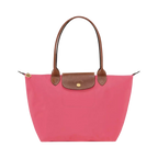 Longchamp – Duża torba Le Pliage | koralowo-czerwona