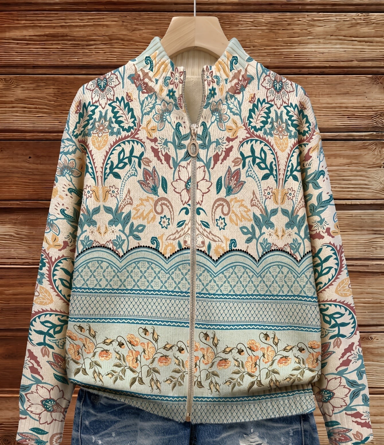 Ewa | Vintage kwiatowy botaniczny nadruk granicy